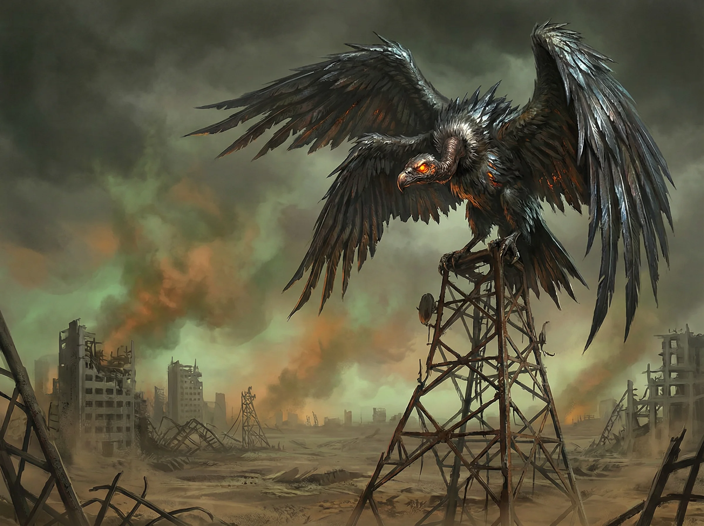 三翼变异秃鹫 - pg导航 空中威胁