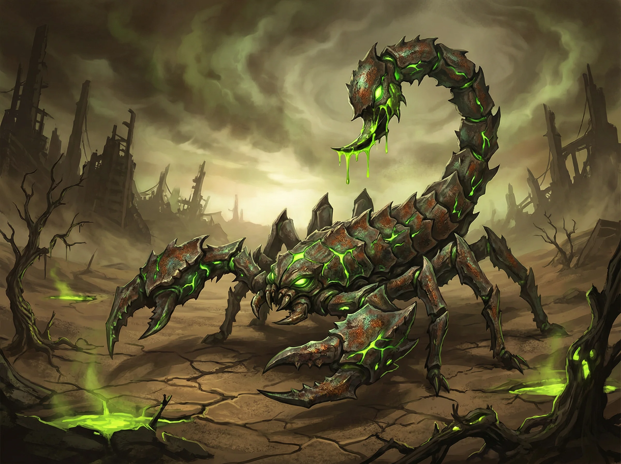 巨型辐射蝎 - pg导航 区域常见变异生物威胁